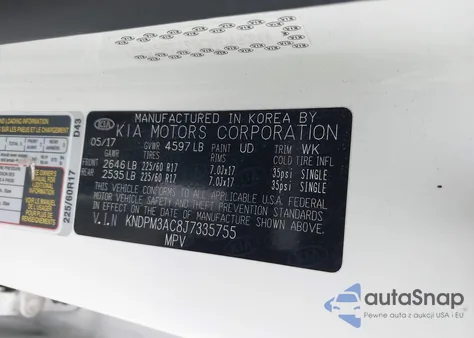 2018 Kia Sportage Lx from USA, damaged, VIN KNDPM3AC8J7335755